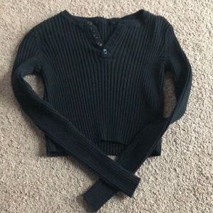 black button up brandy melville top